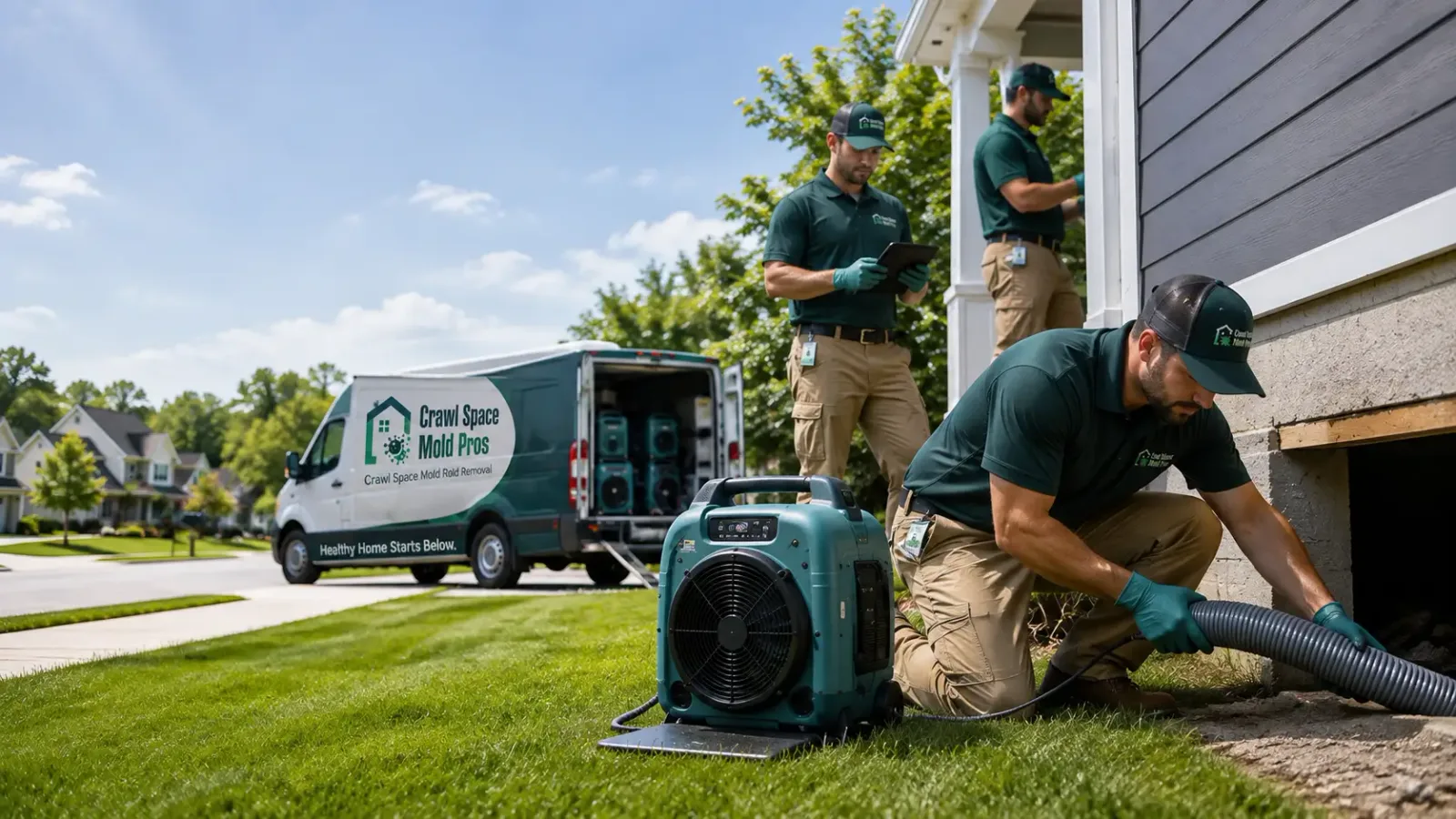 Crawl Space Mold Removal in Exeter, NE